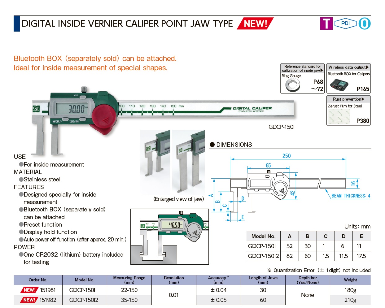 Ichiban Precision Sdn Bhd SK SK Digital inside vernier caliper